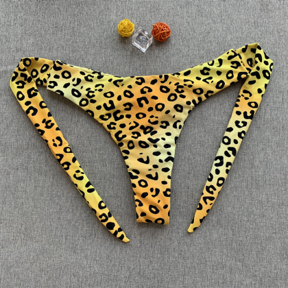 Leopard Print Bikini Women's Leggings..