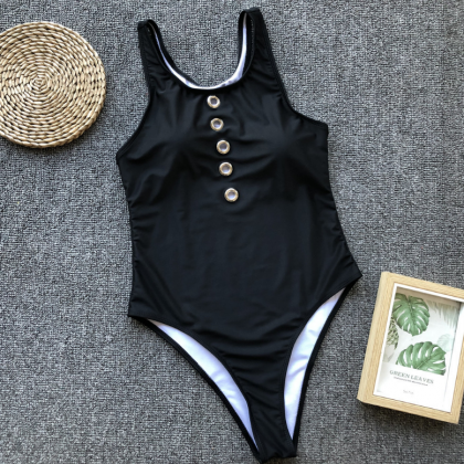High Quality Metal Interpolated Swimsuit