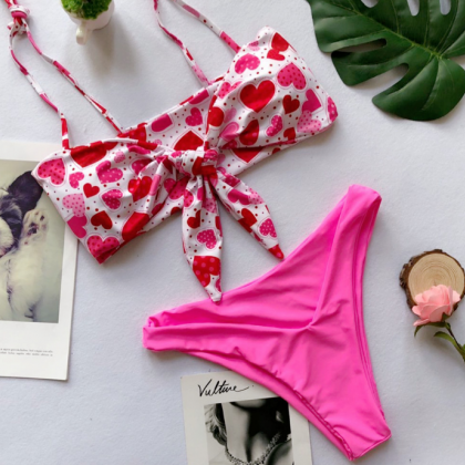 Love print, ladies 'bikini.