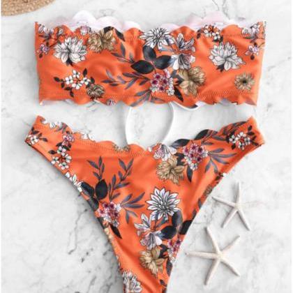 Sexy Bikini With Floral Print