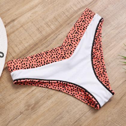 Digital Printed Split Ladies Bikini Swimsuit