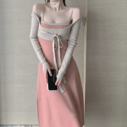 Autumn Women's Pink Suit Light Luxury..