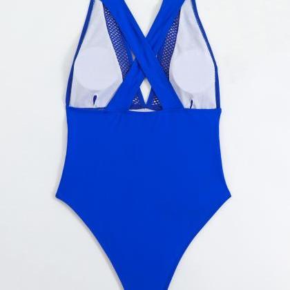 Solid Color Swimsuit Women's..