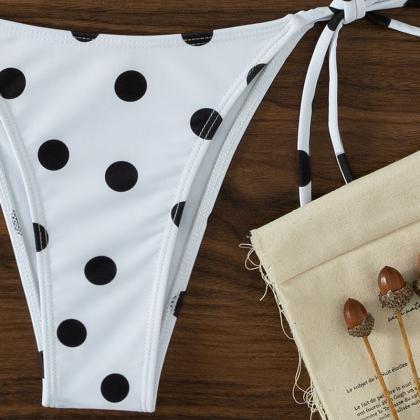 Sexy Polka Dot Beach Resort Spa Bathing Suit