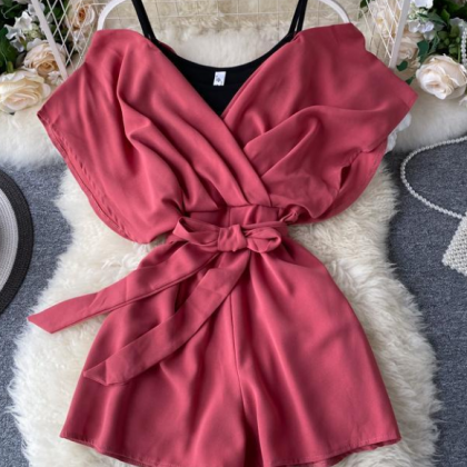 Fake Two-piece Set With Careful Design,..
