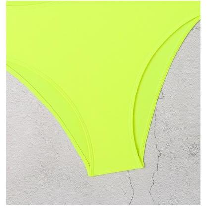 One-piece Hollow Sexy Solid Color Swimsuit Plain..
