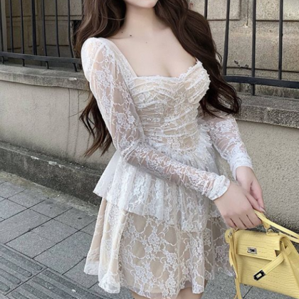 Quality Girl Sexy Lace Dress Fashion Plus Size..