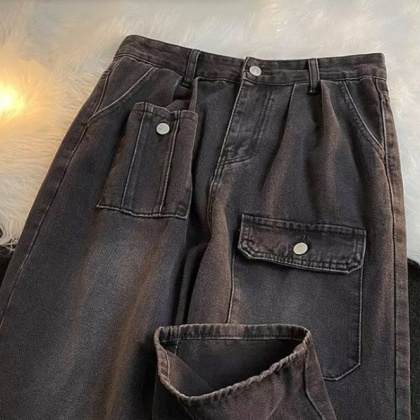 High Street Jeans For Men Couples Trend American..