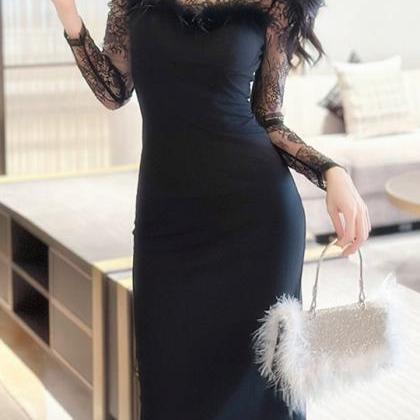 Autumn Pure Desire Style Hair Top Chest Slim-fit..