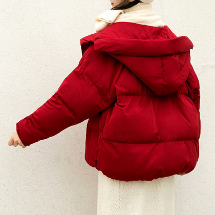 Down Cotton-padded Jacket Women Winter Short 2023..