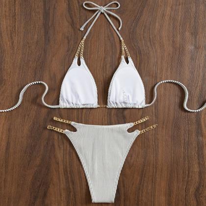 Two-piece Swimsuit Backless Sexy Bikini For Women
