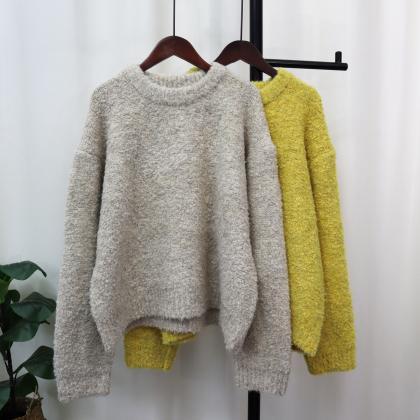 Thickened Loop Yarn Sweater Set 2023 Autumn And..