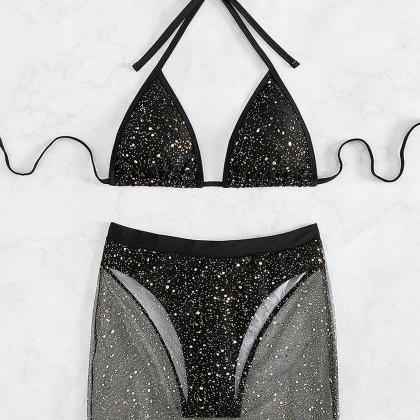 The Gold Triangle Swimsuit Is A Sexy Two-piece..