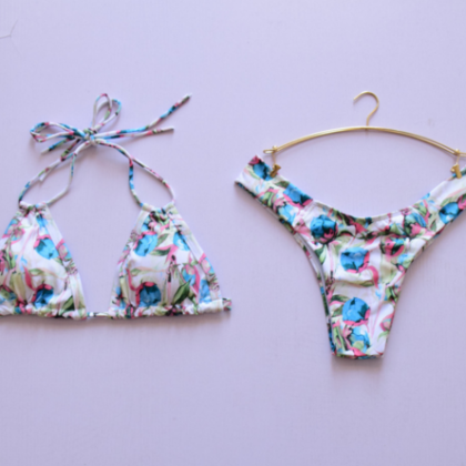 Colorful Two Piece Bikinis