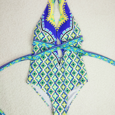 The Ladies Printing Piecemeal Swimsuits