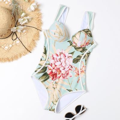 Sexy one piece hot spring resort swimsuit