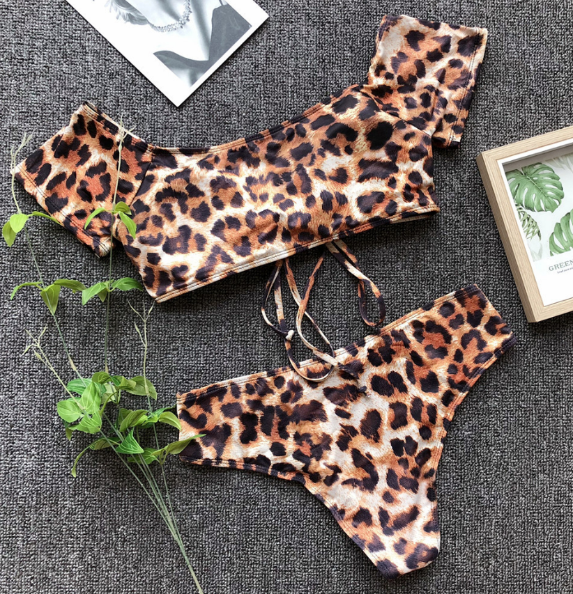 Pop Lady Leopard Print Bikini