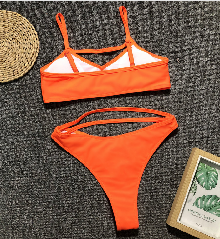 The new minimalist women's seperate swimsuit
