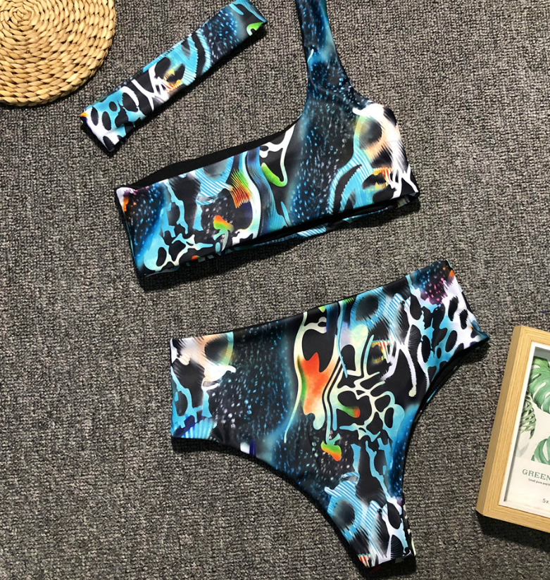 Blast Women's Paraphernalia swimsuit Single Shoulder Serpent Line Series