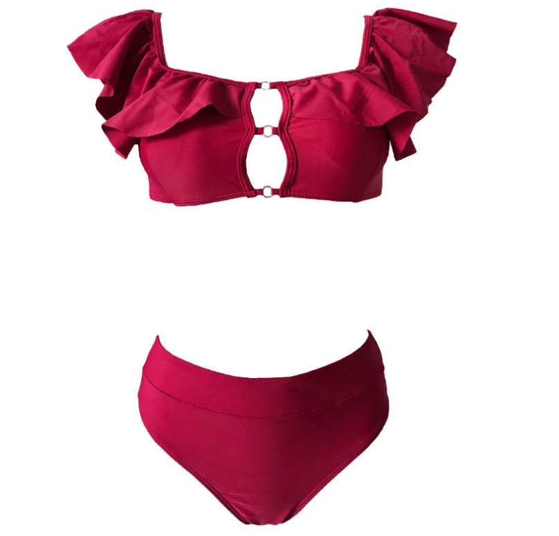 Blast Plain Bathing Suit Split Bathing Suit on Luulla