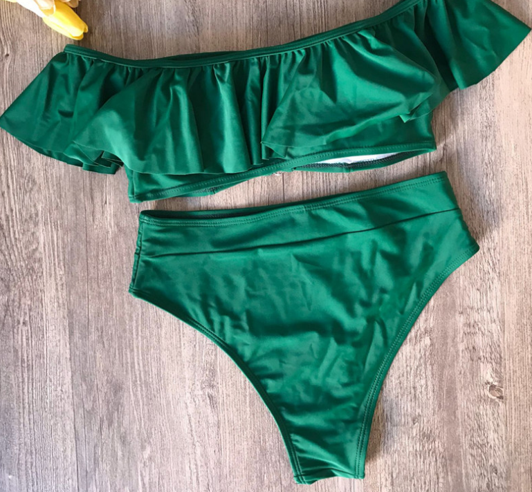 Blast Plain Bathing Suit Split Bathing Suit on Luulla