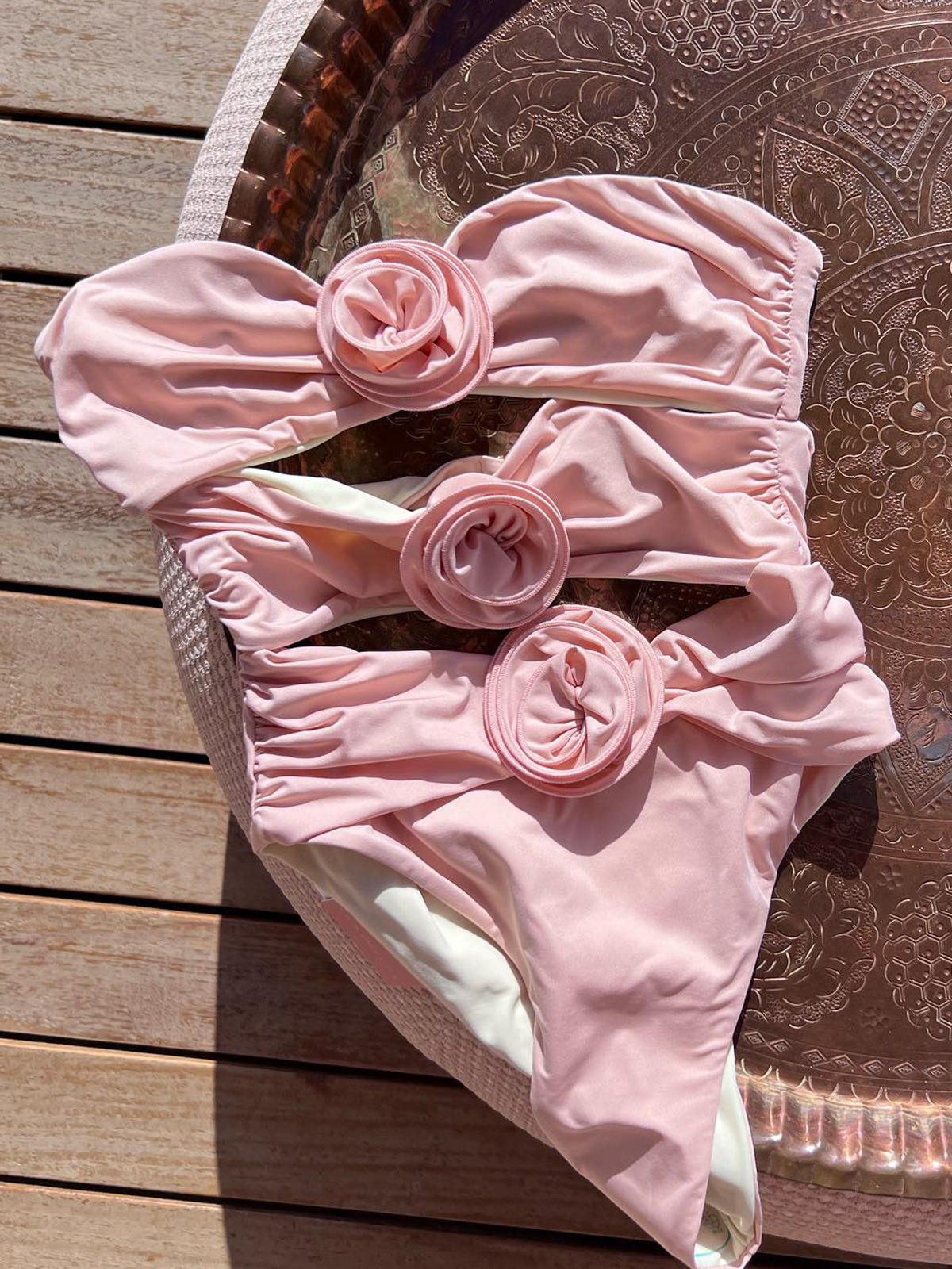 3d Three-dimensional Flower Women's Swimwear