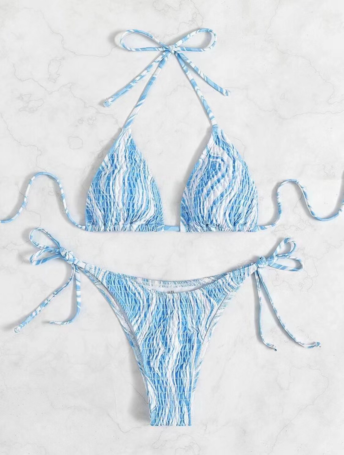 Bikini Set Lace-up Swimsuit