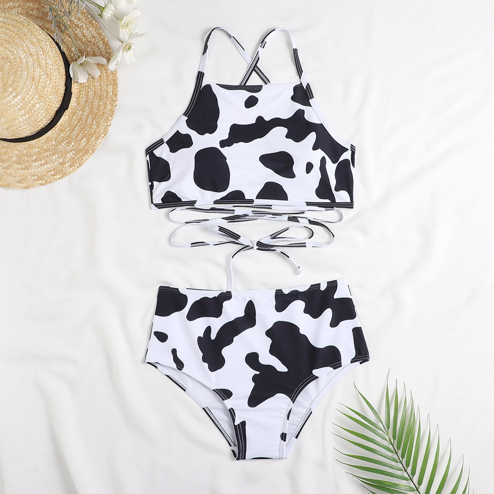 Sexy Women's Two-piece Swimsuit Swimsuit Print