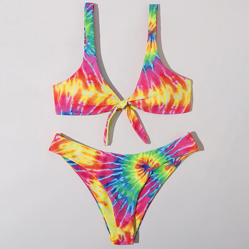 Colorful Two Pieces Swimwear Bathsuit Bikinis on Luulla