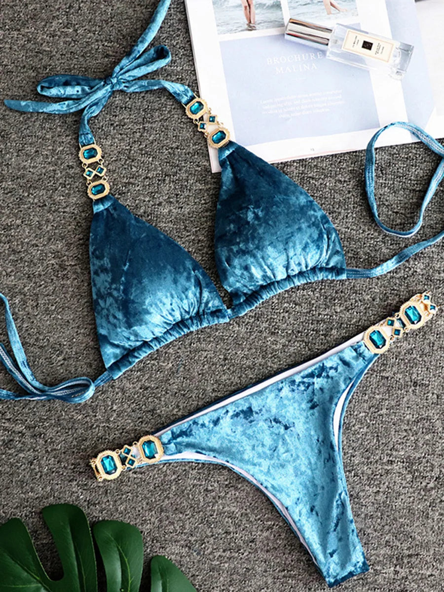 Velvet swimsuit outlet