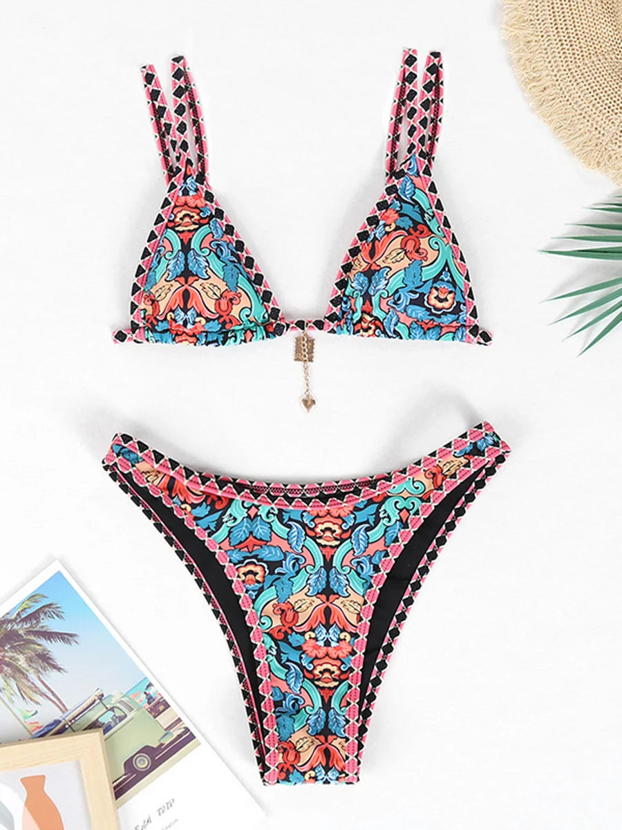 Bohemian Style Print Bikinis Bohemian Style Print Bikinis