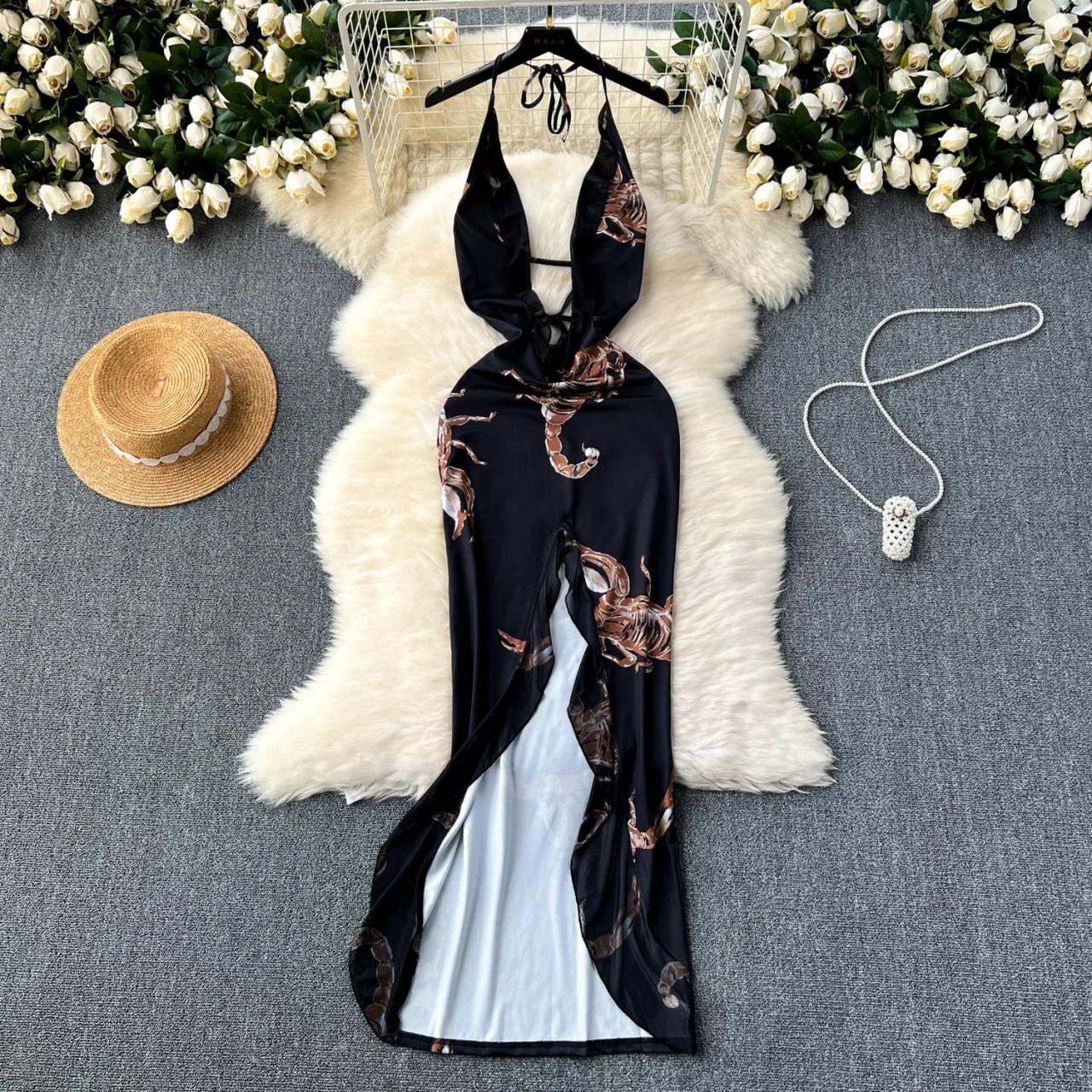 halter dress with bolero Vintage Late 1940s Taffeta Halter Party Dress and Bolero Jacket