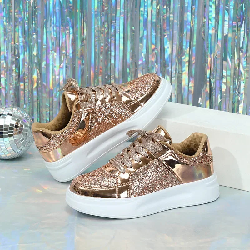 Sequined sneakers hotsell