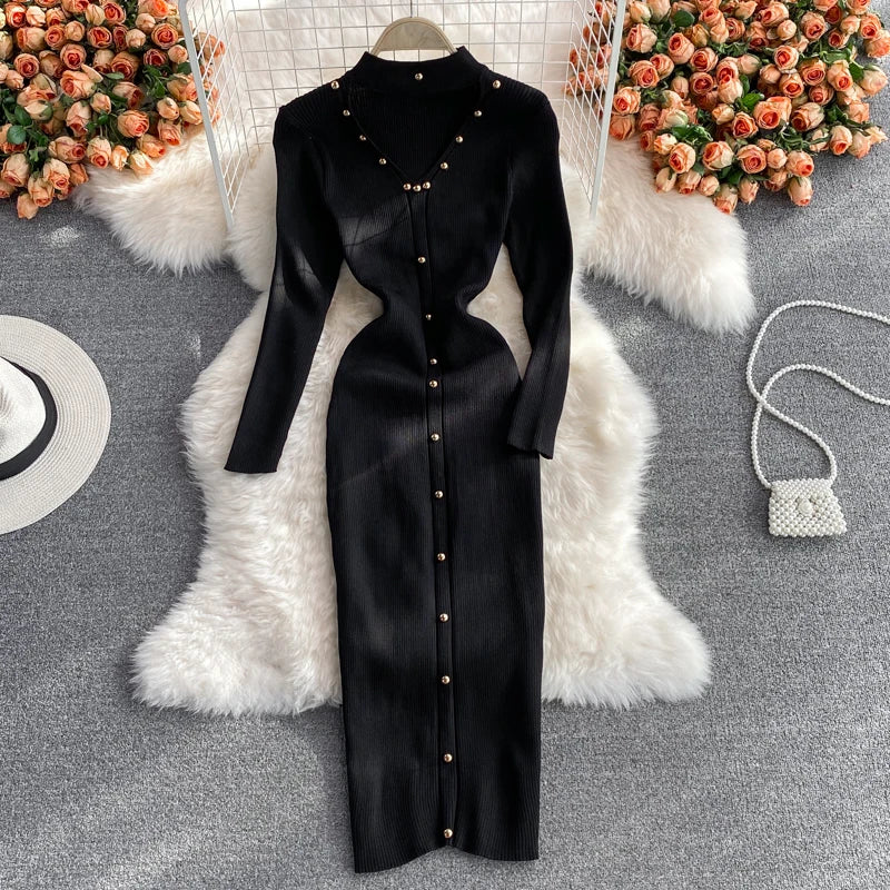 knee length dresses for ladies Petal and Pup Women's Yulia Pearl Midi Dress main image 0