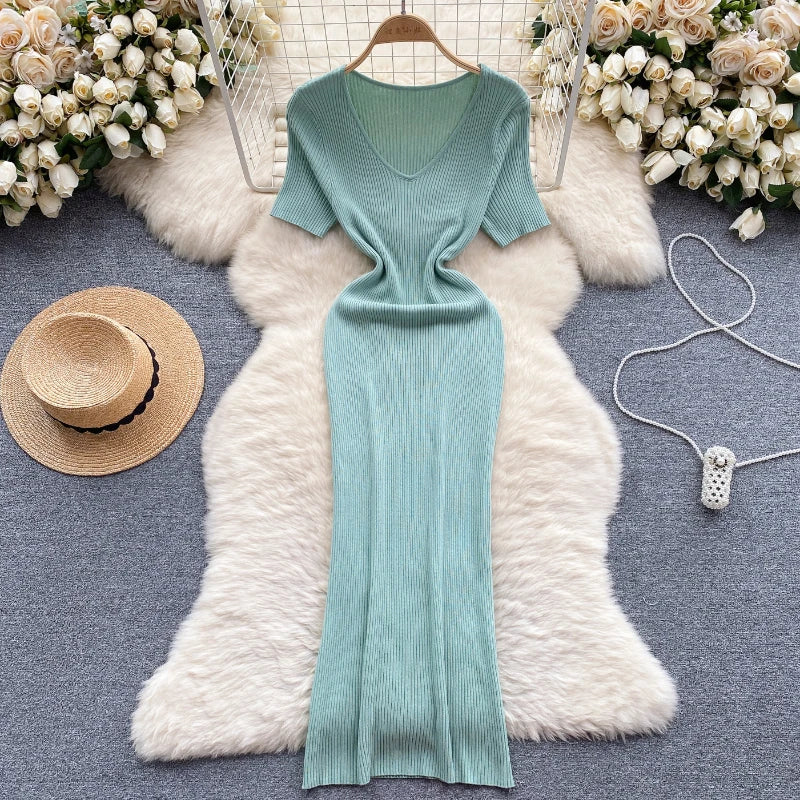 womens knit mini dress Brynie Knit Mini Dress M | L | Oat | Womens