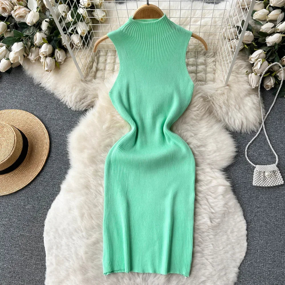 retrofete ester satin halter dress Ester Dress – Retrofete main image 1
