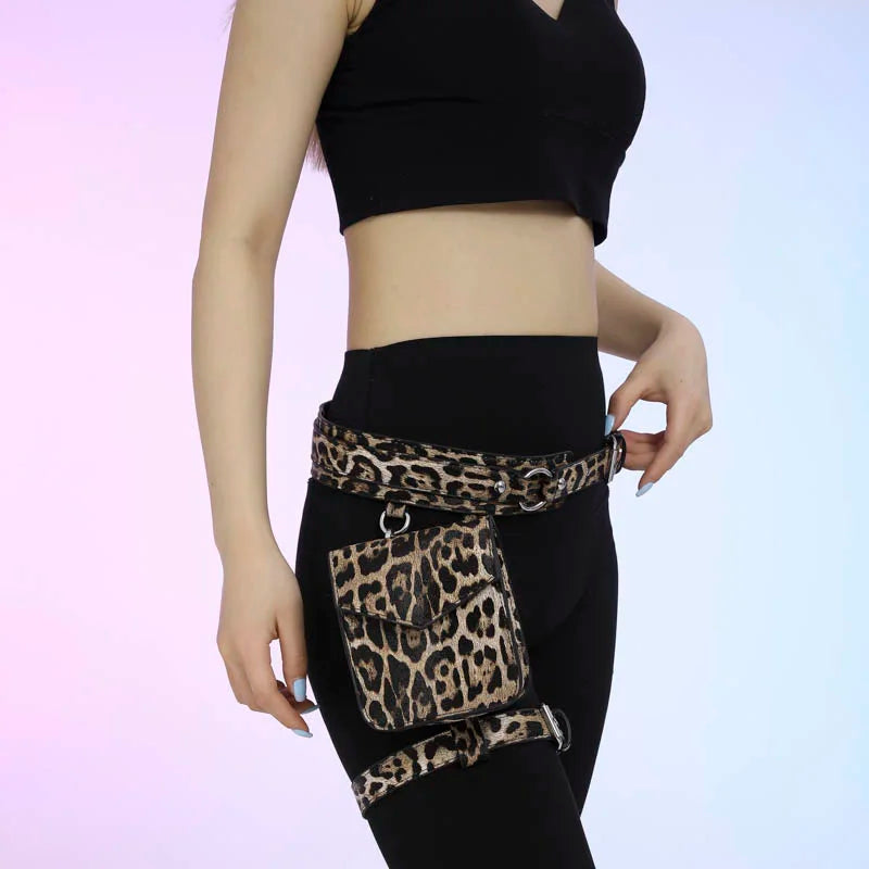 Waist bag with leg strap best sale