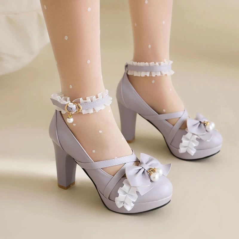 White high heels for girls best sale