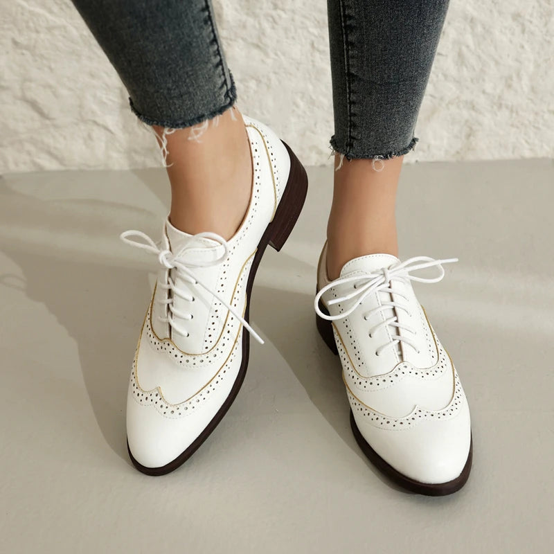classic womens dress shoes Sacfof Women's Two Tone Mary Jane Classic and Retro 1920s Pump Heels Oxford Pattern 1950s Vintage Round Closed Toe Ankle Strap Dress Shoes, Size: 10,