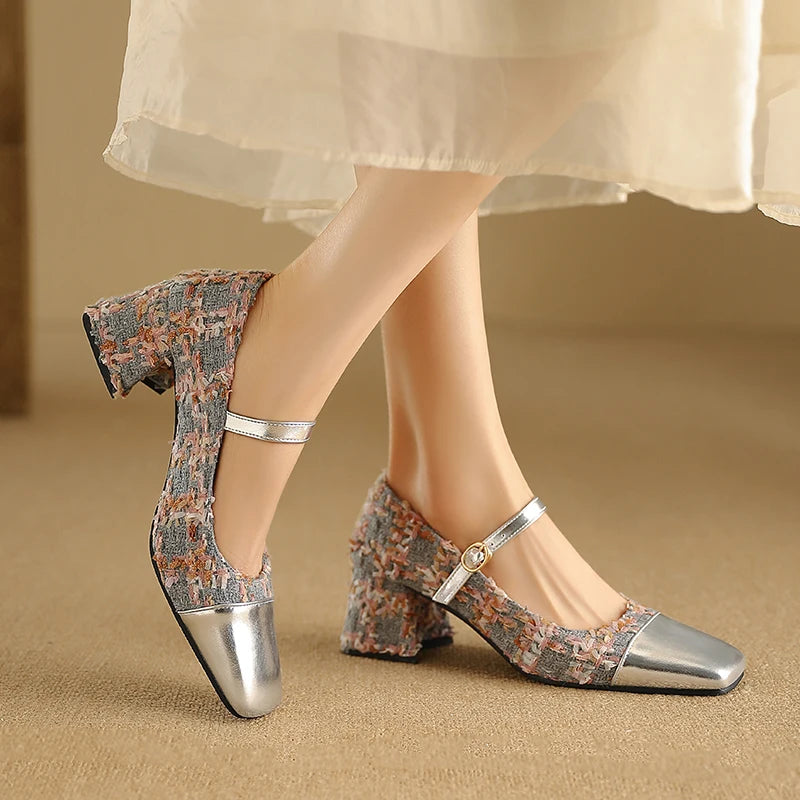 Chunky heel evening shoes new arrivals