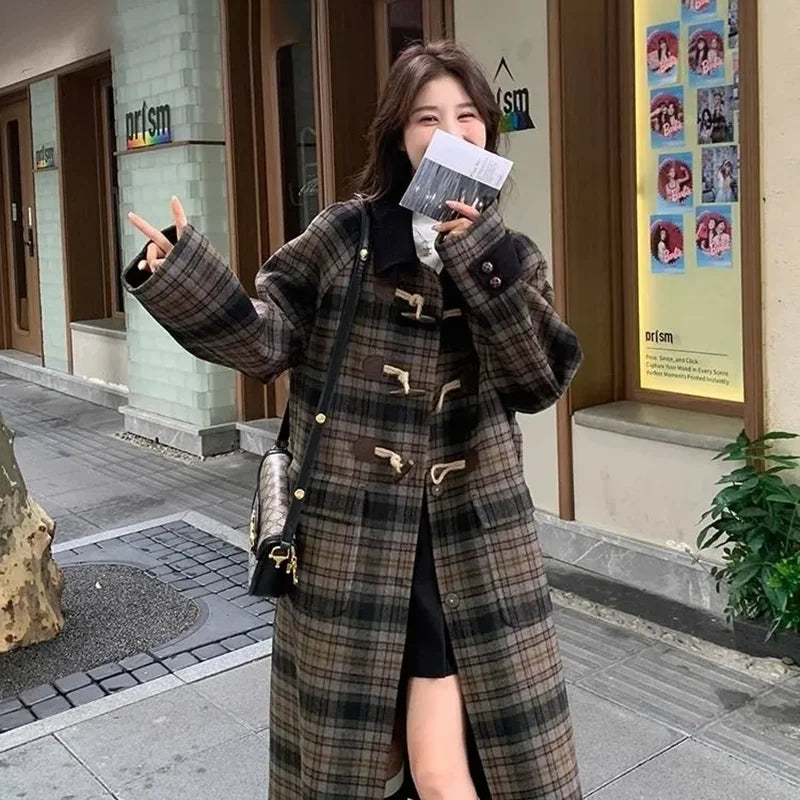 Coat with wooden toggles sales