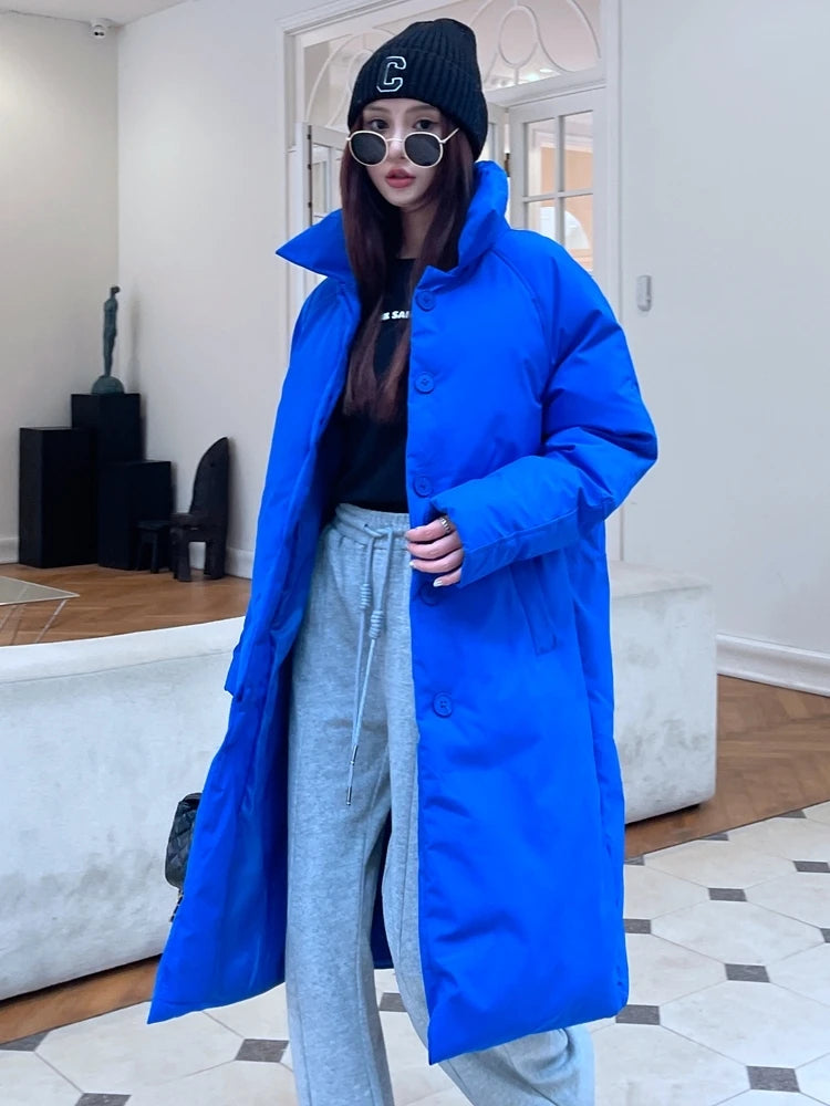 Bright blue winter coat new arrivals