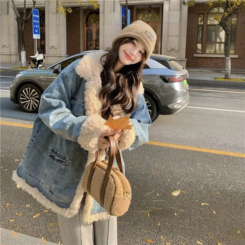 COZY WORLDWIDE FUR DENIM JACKET Mサイズ product-hugerect-3452110-