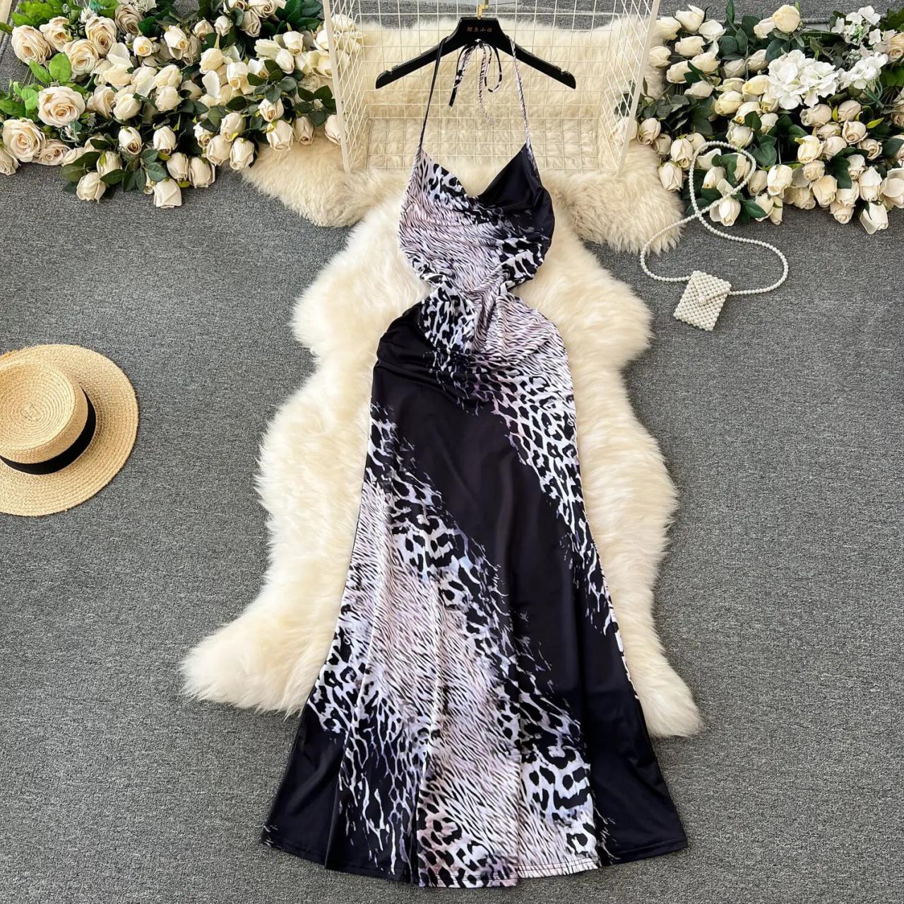 halter mini dress hoco Black Halter Sleeveless Mini A-line Homecoming Dresses, MH460 main image 1