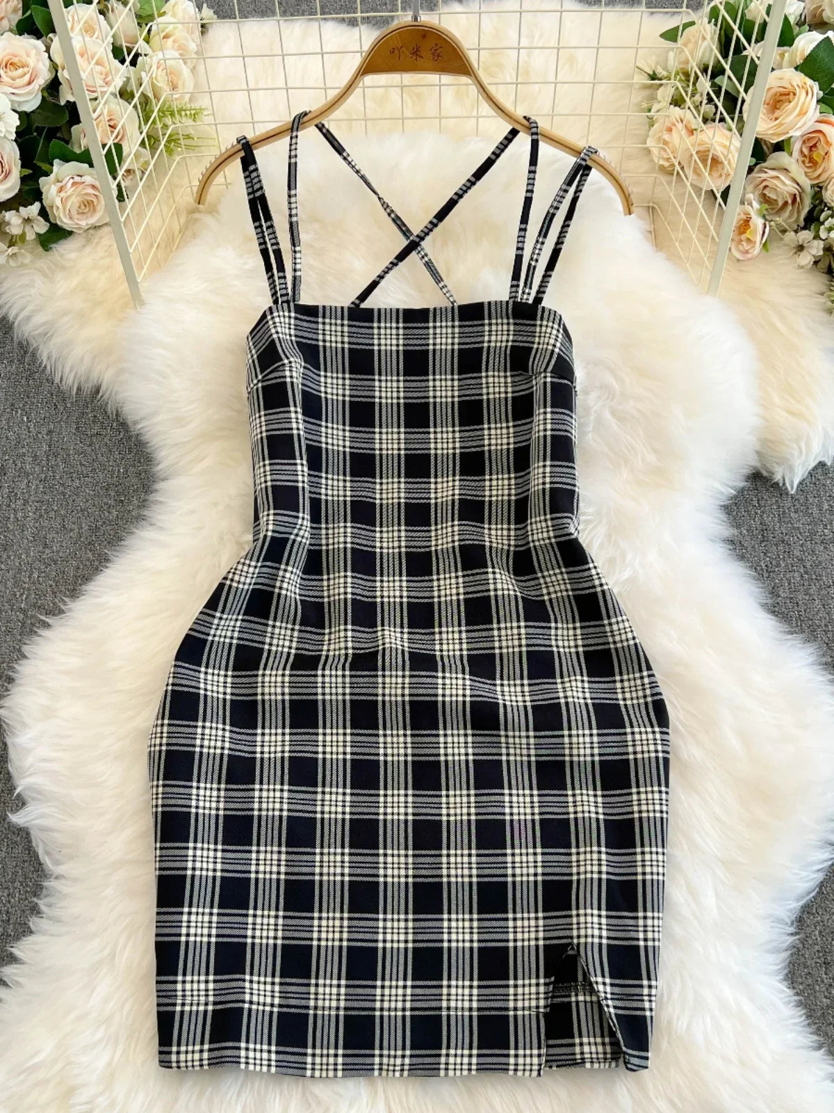 strappy bodycon dress Bodycon Midi Sweater Dress in Light-grey-swatch