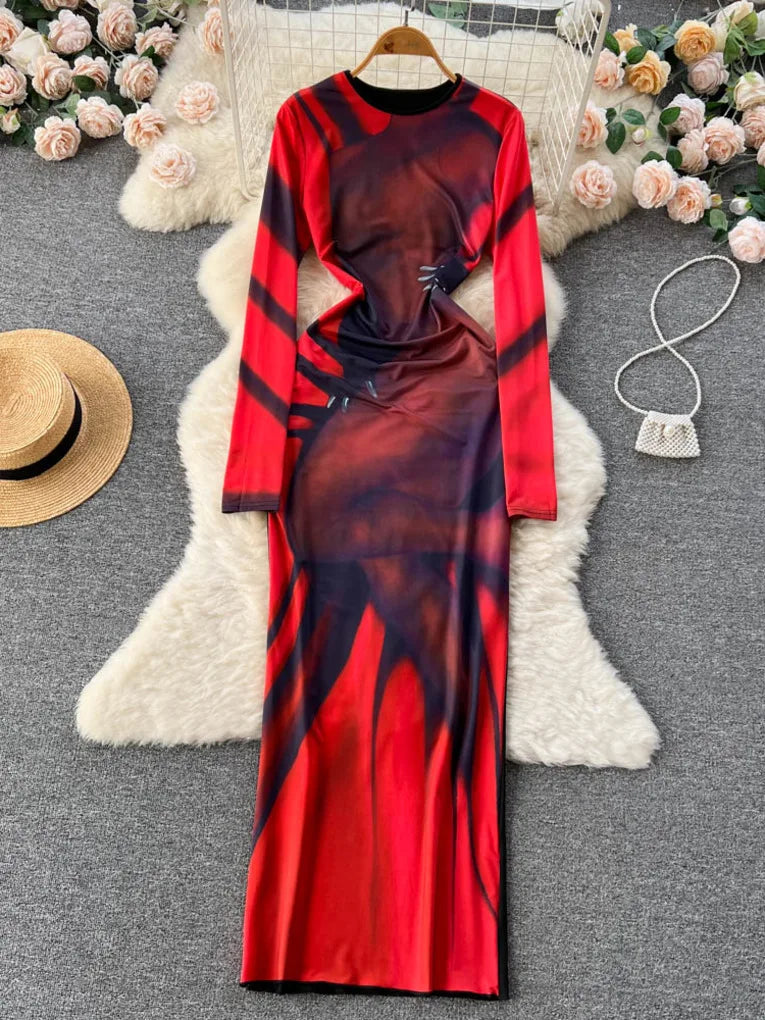 red dress long formal Long Dark Red Satin Prom Dresses, Red Long Formal Graduation Dresses –  jbydress main image 0