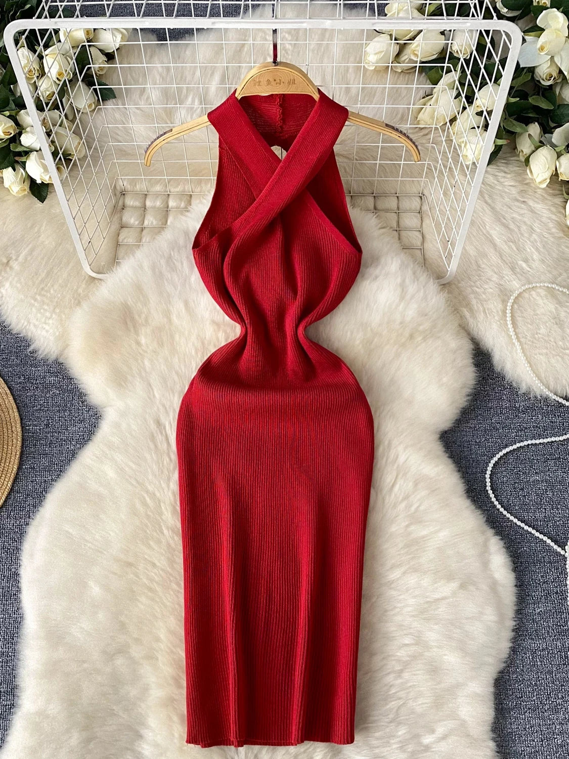 quinley knit dress Quinn Knit Dress – Retrofete main image 1