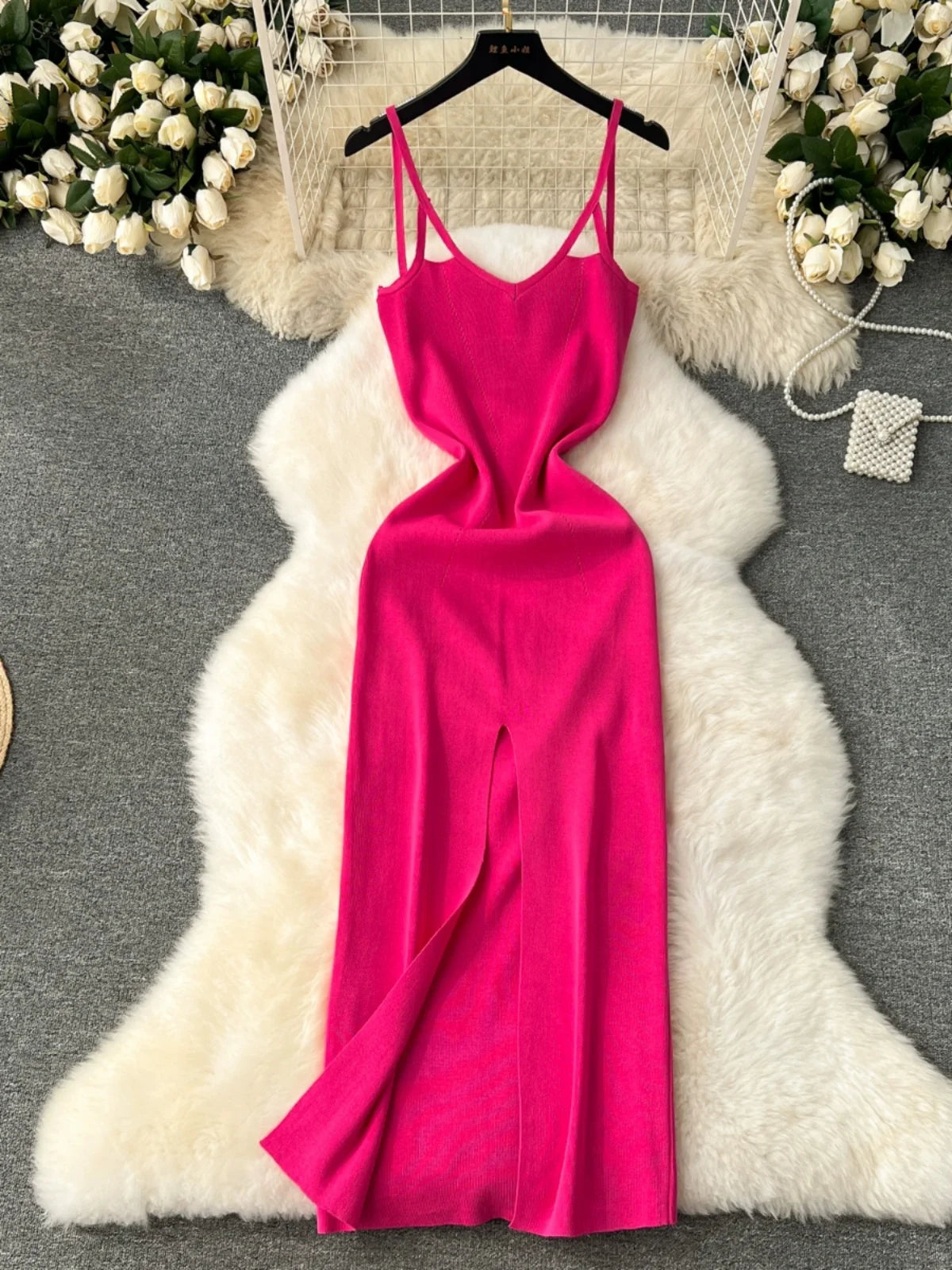 dress mesh sleeves Long Sleeve Bodycon Maxi Dress in Mesh