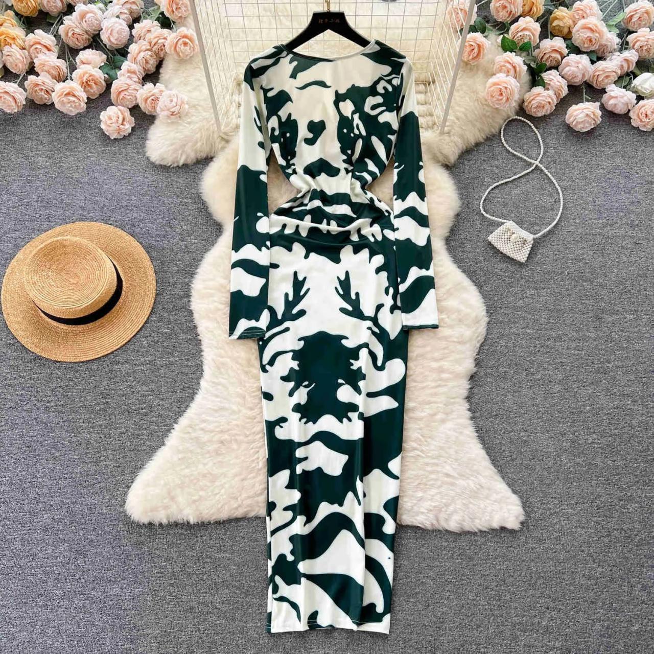 green camo dress Olive Camo Dress main image 0