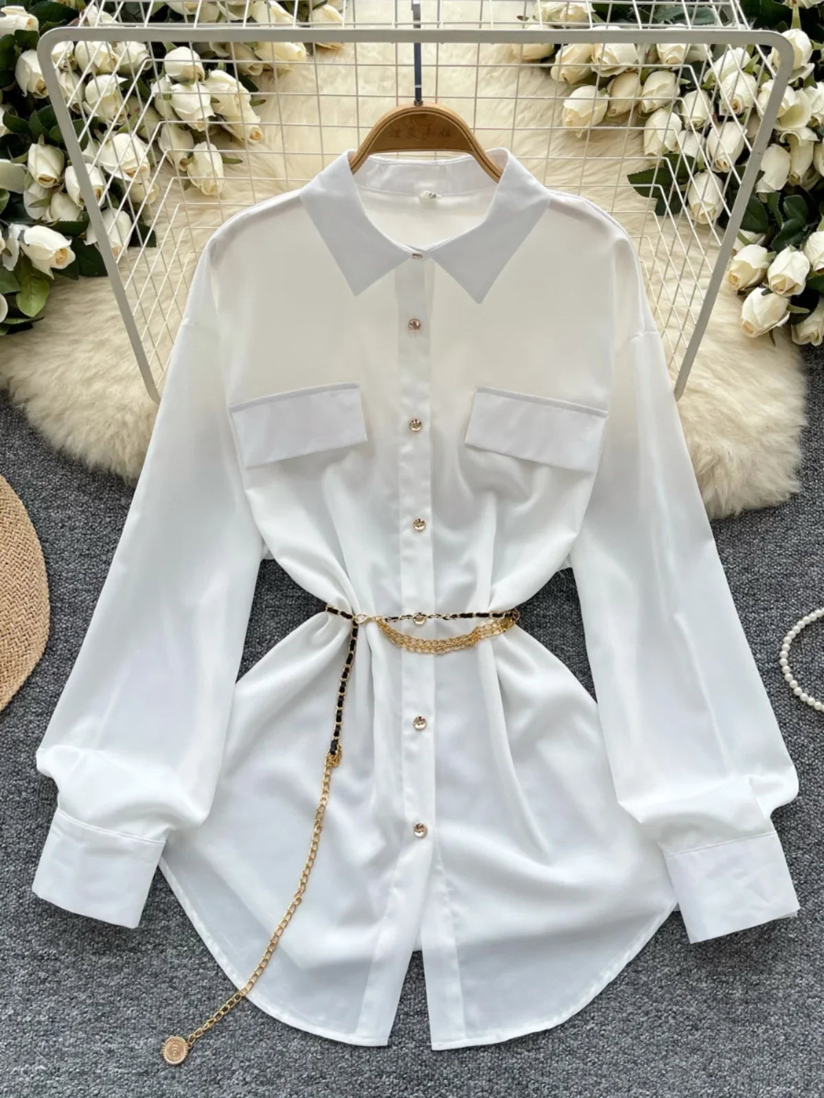 floral applique dress long sleeve Vanilla Floral Applique Embroidered Flowy Mini Dress